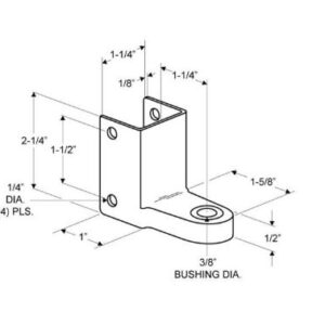 PA53-1 - Hinge Plastic Laminate Top - Image 2