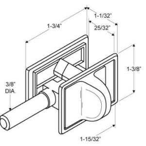 Slide Bolt Latch - PA54-MP01 - Image 2