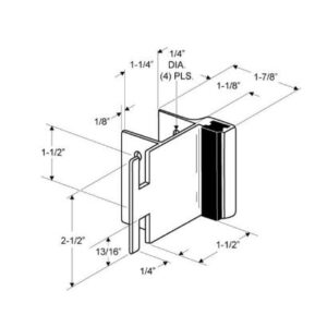 Keeper Bumper Flat Stop Inswing - PA56-2 - Image 2