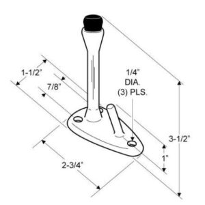 Coat Hook & Bumper - PA26 - Image 2