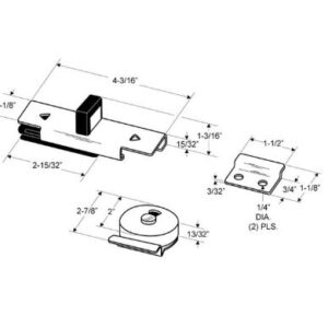 Slide Latch with Occupancy Indicator - PA9689 - Image 2
