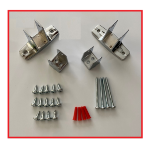 * Toilet Partition Panel Includes Standard Hardware - Image 3
