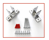 Urinal Screen Bracket Kit - PA PP#9