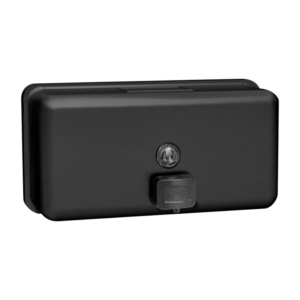 Matte Black Horizontal Liquid Soap Dispenser - PA0345-MB