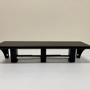 Matte Black Toilet Paper Holder with Shelf - PA0697GAL-MB - Image 3