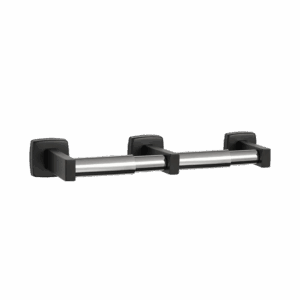 Matte Black Toilet Tissue Holder Double Roll ADA - PA7305-2-41