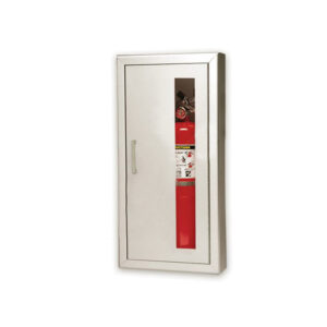 Fire Extinguisher Cabinets Stainless Steel Vertical Duo