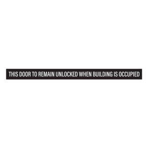 Door To Remain Unlocked - Pictogram